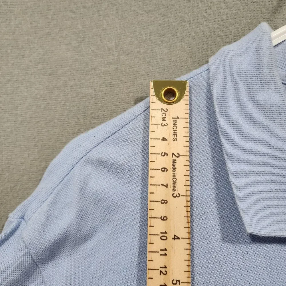 Polo Ralph Lauren Polo Shirt Mens 2XL Blue Solid Classic Fit 100% Cotton